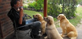 Always ready to share morning tea!
